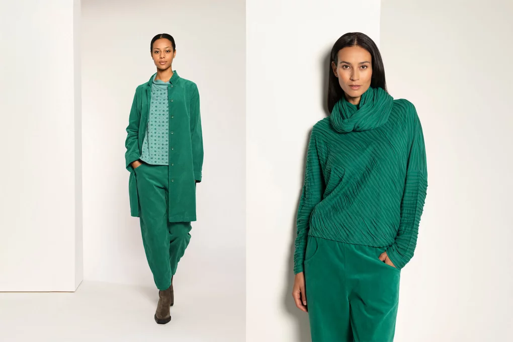 Modell aus der Vetonokollektion Herbst/Winter 2025