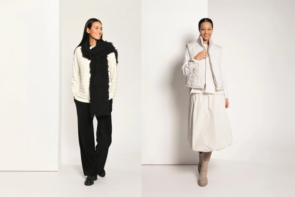 Modell aus der Vetonokollektion Herbst/Winter 2025