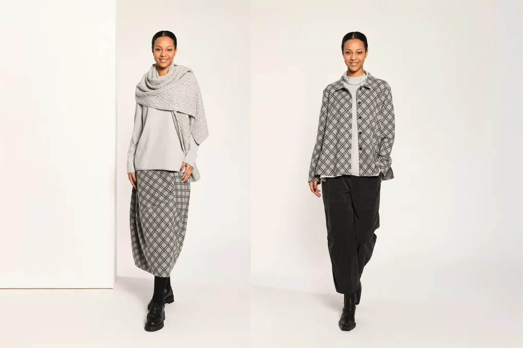 Modell aus der Vetonokollektion Herbst/Winter 2025