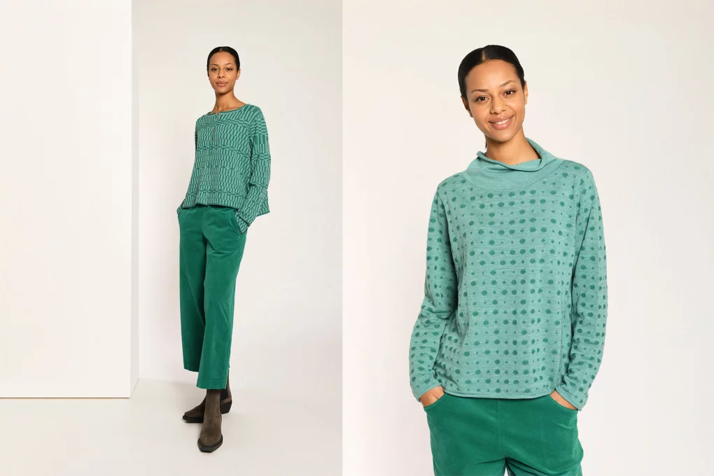 Modell aus der Vetonokollektion Herbst/Winter 2025