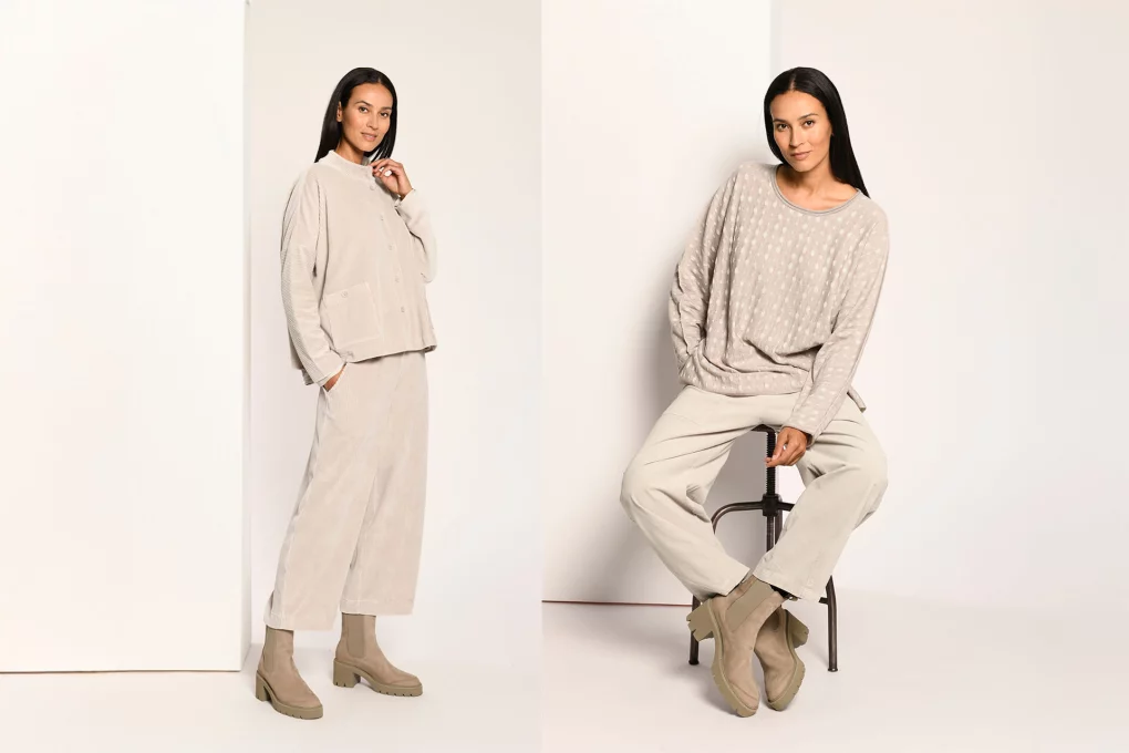 Modell aus der Vetonokollektion Herbst/Winter 2025