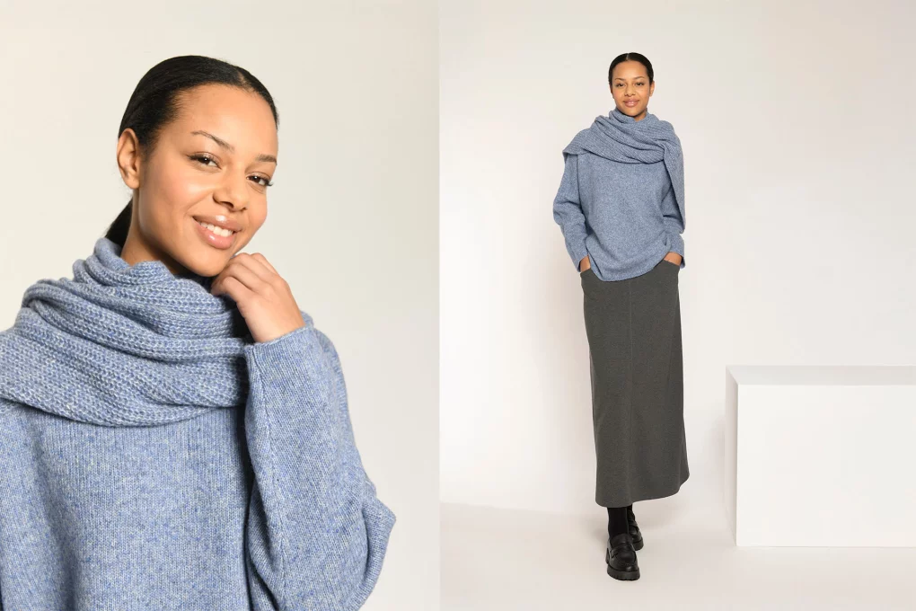 Modell aus der Vetonokollektion Herbst/Winter 2025